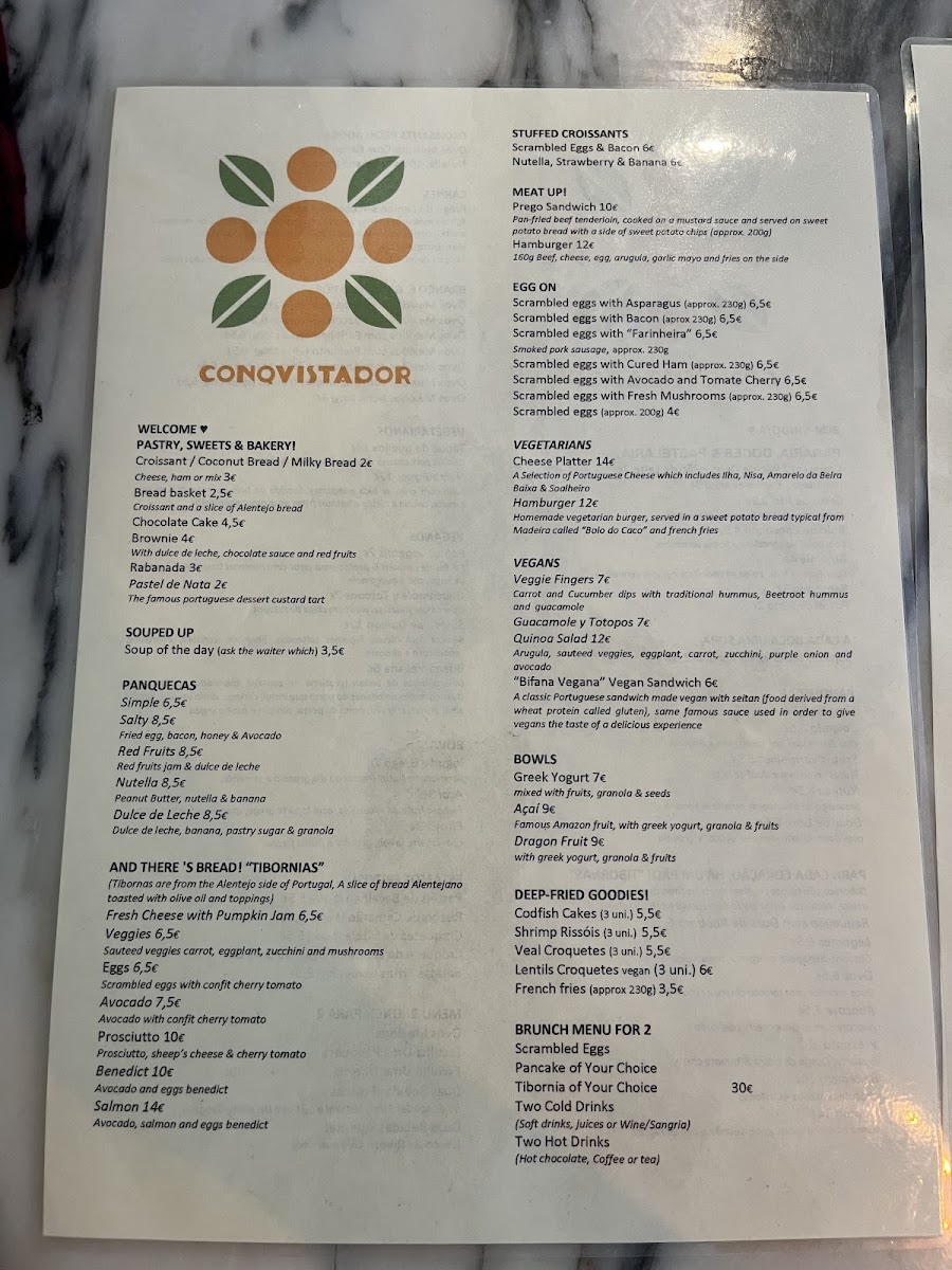 Menu Conqvistador Brunch Cafe-5